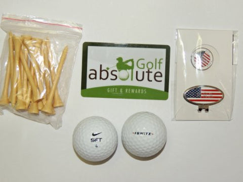 48 Nike Mix Grade A With Free Tee's and Magnetic American Flag Golf Ball Marker/Hat Clip ($6.99 Retail Value)