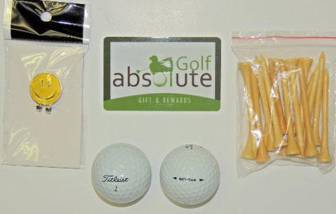 48 Titleist NXT Tour Recycled Golf Balls Grade C With Free Tee's & Magnetic Smiley face Golf Ball Marker/Hat Clip