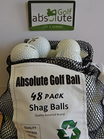 96 Shag Balls with Assorted Brands and Models With Free Tee's